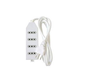 Zapatilla Alargador 3mt 4 Entradas Blanco Macrotel