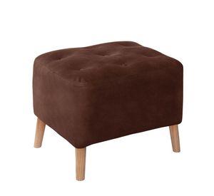 Pouf Lyon  Cuero Kentucky Cafe Moro