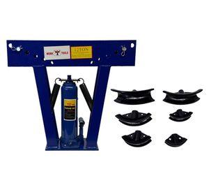 Dobladora de tubos matrices media a 2 pulgadas capacidad 12T