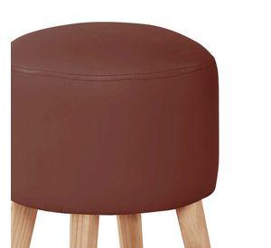 Pouf Nantes Pu Chocolate