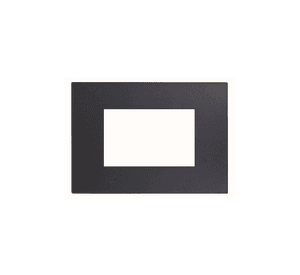 Placa Triple Con Soporte Stanford Grafito