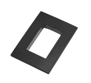 Placa Triple Con Soporte Stanford Grafito