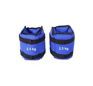 Pesas Deportivas Tobillos Muñeca 5 KG Azul