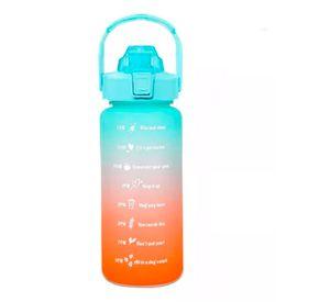 Pack 2 Botellas Agua Motivacionales De 2 Litros Y 900 Ml