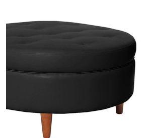 Pouf Paris Pu Negro