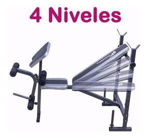 Banca Multiposiciones Centurfit Gym Pecho Bicep 5 En 1 Pesas