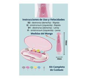 Kit De Manicura Eléctrico Para Bebé Cortauñas Seguro 6en1