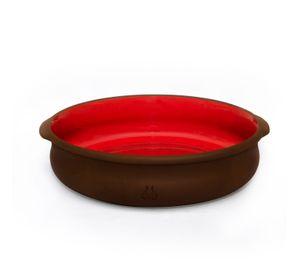 Cazuela 28 con Asas Rustica Roja