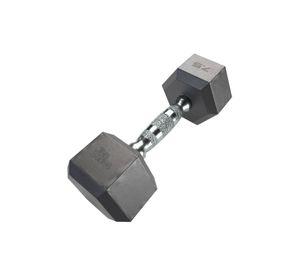 Mancuerna Hexagonal Recubierta En Caucho 7 5 Kg
