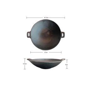 WOK HIERRO CON AZAS 37 CM BRIVA