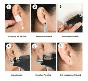Pistola Inoxidable Perforadora Oreja Aros