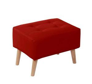 Pouf Niza Pu Rojo