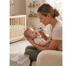 Aspirador Nasal Higiénico de Silicona para Bebes