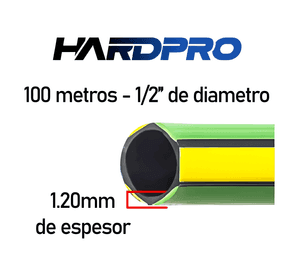 Manguera riego jardin 100m 1/2 1.2mm reforzada proteccion UV