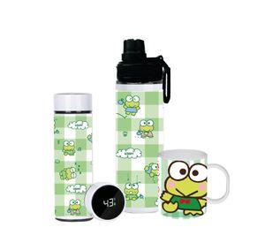 Set Keroppi Termo 450 ml + botella 750 ml + tazón 300 ml