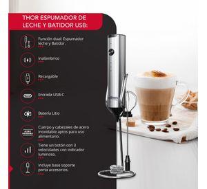 Espumador de Leche USB Thor Dual Milk Frother