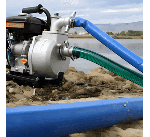 Manguera plana 2 pulgadas 4 bar 50 metros riego motobomba c