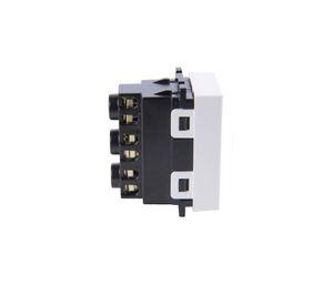 Módulo Toma De Corriente 2p+t 10a Y 16a 250v, Blanco Lexo