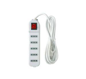 Zapatilla Alargador 5mt 5 Entradas Blanco Macrotel