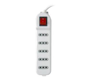Zapatilla Alargador 5mt 5 Entradas Blanco Macrotel