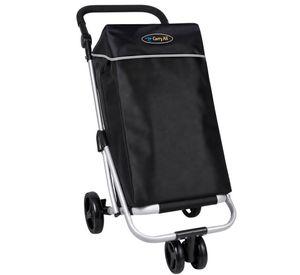 Carrito de Compras Plegable Premium Feria Bolso Cooler Black