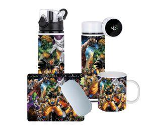 SET DRAGON BALL ALMACENAMIENTO BEBIDAS TAZÓN, TERMO MÁS BOTELLA