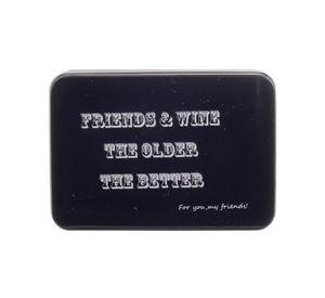 Caja Metálica 3 Accesorios Sommelier Vino Friends