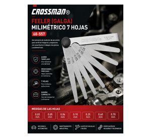 Feeler (galga) Crossman Milimetrico 7 Hojas 68-557