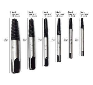 Juego Set Brocas Extractor De Tornillos Colas Chancho 6pcs