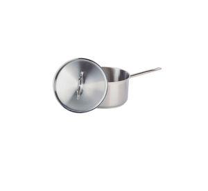 CAZO ALTO ACERO. INOX C/TAPA Y FONDO DIFUSOR 6 lts