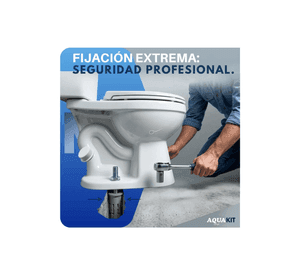 Kit Instalacion Wc Descarga Al Piso Aquakit Con Sello Pernos