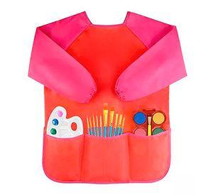 Babero Delantal Pechera Niño Niña Manga Larga Impermeable