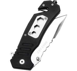 Cuchillo Navaja Táctica Camping Black Demon AE86