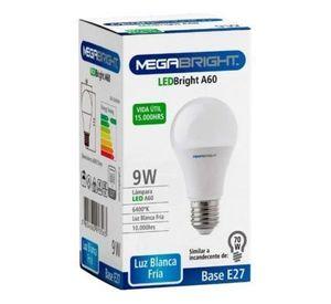 Ampolleta Led E27 Megabright A60 9w Luz Fría