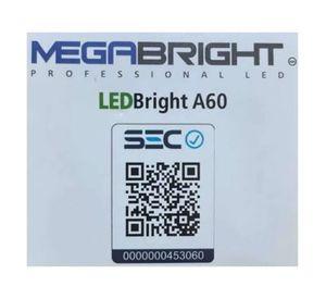 Ampolleta Led E27 Megabright A60 9w Luz Fría