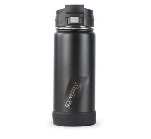Botella inox de viaje 473 ml The Perk Negro.