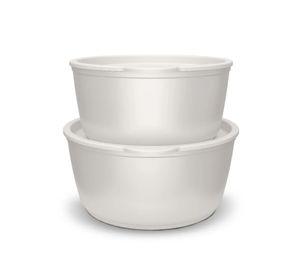 Batería De Cocina / Juego De Ollas Aluminio Forjador 14 Pzas-Blanco