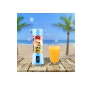 Batidora Licuadora Juguera Portátil USB Recargable 400 ML Celeste