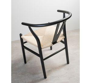 Pack 2 Sillas Wishbone Madera Negra