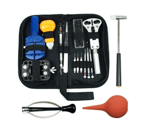 Kit Completo Herramientas Relojería Para Relojes Con Funda