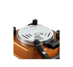 Olla eléctrica al vapor sartén antiadherente 1350w 7L, color naranja