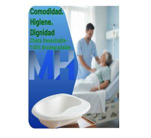Chata Desechable De Carton 100% Biodegradable X20 Uso Medico