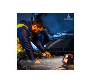 Linterna LED + COB LED Recargable Negro