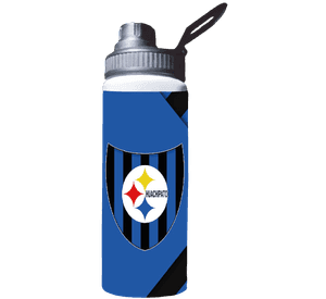 BOTELLA DE AGUA ESTAMPADA DE HUACHIPATO, FUTBOL REGALO 1