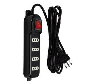 Zapatilla Alargador 3mt 5 Entradas Negro Macrotel