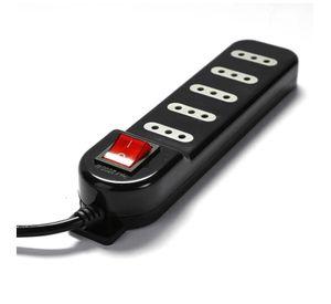 Zapatilla Alargador 3mt 5 Entradas Negro Macrotel