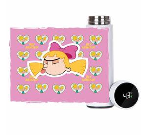 TERMO HELGA PATAKI  HEY ARNOLD 450 ML LED DE TEMPERATURA
