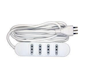 Zapatilla Eléctrica 4 Tomas blanco 3 Mts Macrotel - Sec