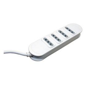 Zapatilla Eléctrica 4 Tomas blanco 3 Mts Macrotel - Sec