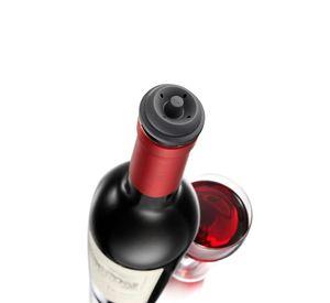 Set 6 Tapones de Vac o para Vino Gris